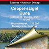 Остров Чепель, Дунай. Туристическая карта.