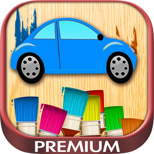 Color cars - car coloring games - Premium