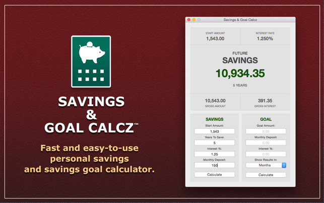 Savings & Goal Calcz(圖1)-速報App