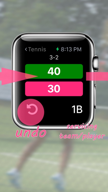 Tennis Watch Score - The Tennis Scoreboard for Apple Watch screenshot-3