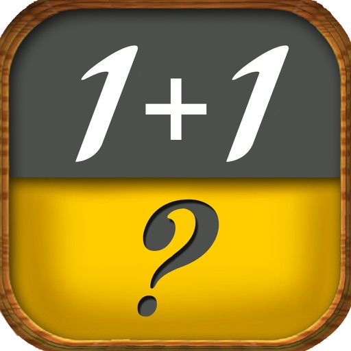 1 + 1 = ? - Crack the numbers trivia, back to school icon