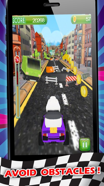 Panda Go Kart Express Rally - FREE - Jump Turbo Speed Racing Obstacle Course