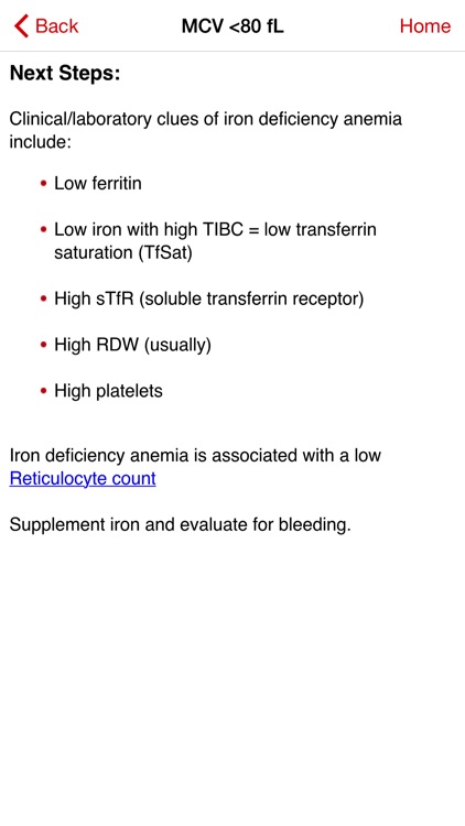 Anemia Algorithm