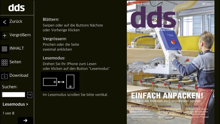 dds - das magazin für möbel und ausbau