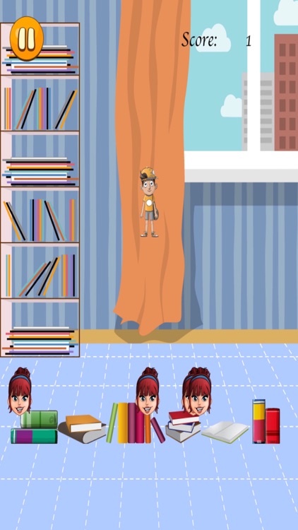 Jumping Teen Escape - Lazy Boy Avoiding Books (Free)