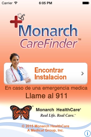 Español del Monarch CareFinder screenshot 2