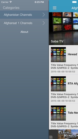 Afghanistan TV Channels Sat Info(圖3)-速報App