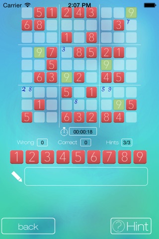 A sleek sudoku game screenshot 3