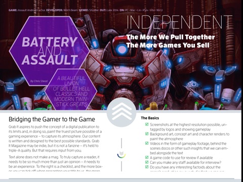 Grab It Media Kit - An Indie Games Magazine screenshot 3