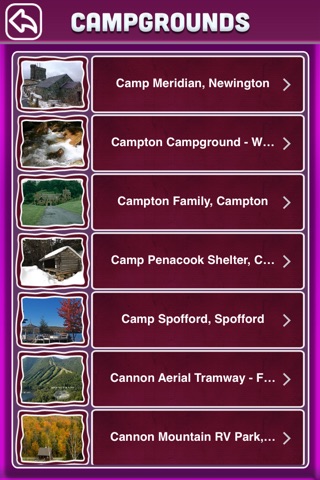 New Hampshire Campgrouns Offline Guide screenshot 3