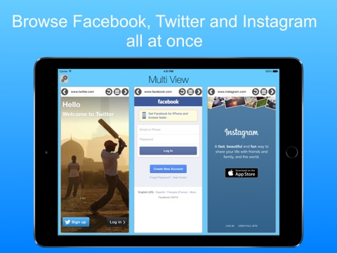 Multi View - A Multi-view Mobile Browser screenshot 2