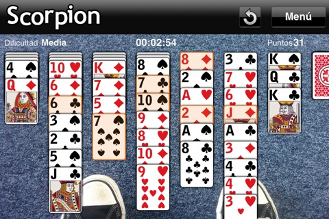 The Scorpion Solitaire screenshot 2