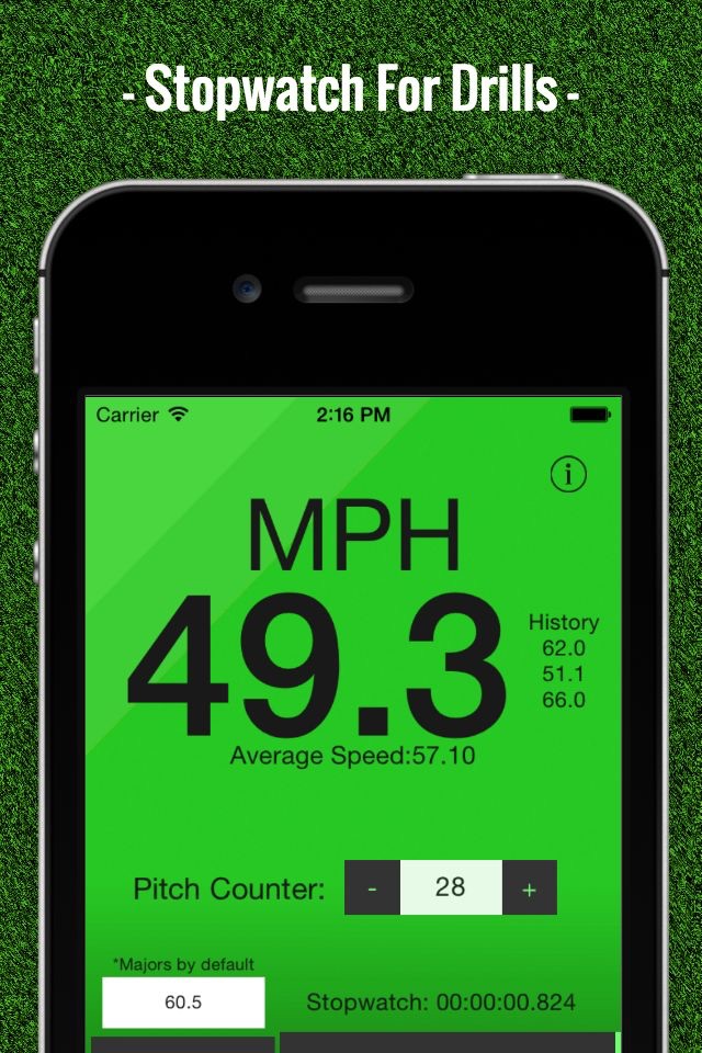 Baseball Pitch Speed - Radar Gun screenshot 3