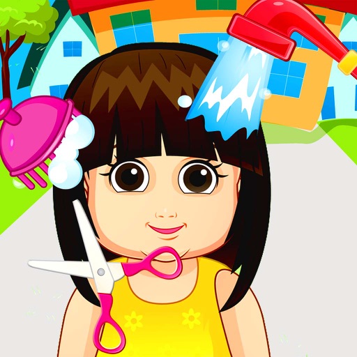 New Baby Hair Care - HD Fun Games for Girls ! iOS App