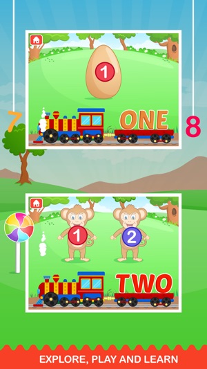 Babli The Numbers Train Free - Tap, Explore and Learn counti(圖5)-速報App