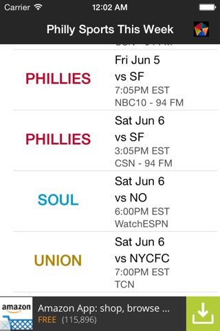 Philly Sports This Week screenshot 3