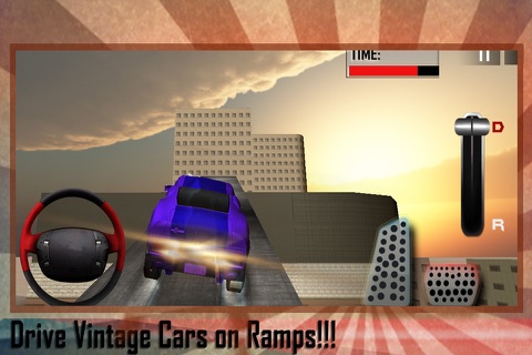 Vintage Car Stunt Mania 3D screenshot 4