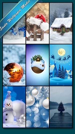 Santa Wallpaper Live Maker - Retina Photo Backgrounds of Xma(圖2)-速報App