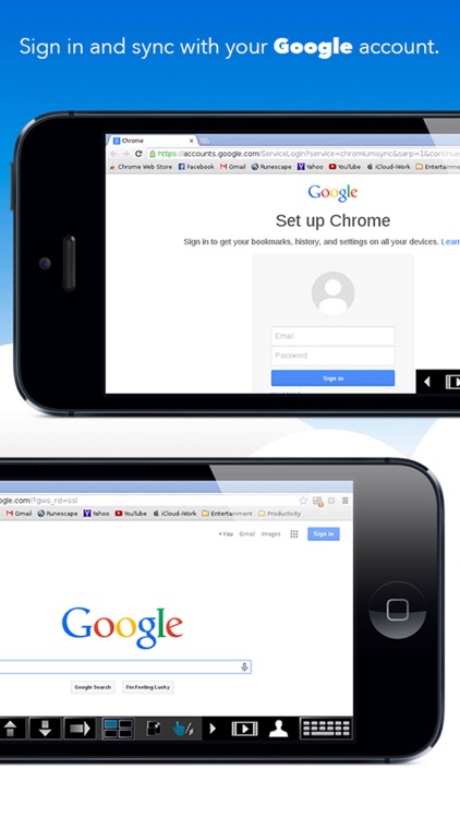 VirtualBrowser for Chrome™ with Flash-browser, Java Player & Extensions - iPhone Edition screenshot-3