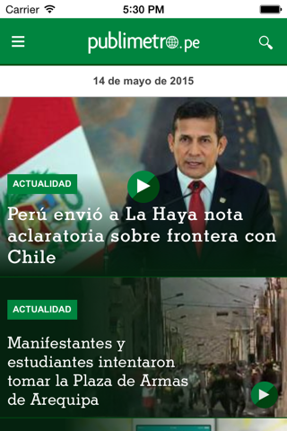 Publimetro Perú screenshot 2