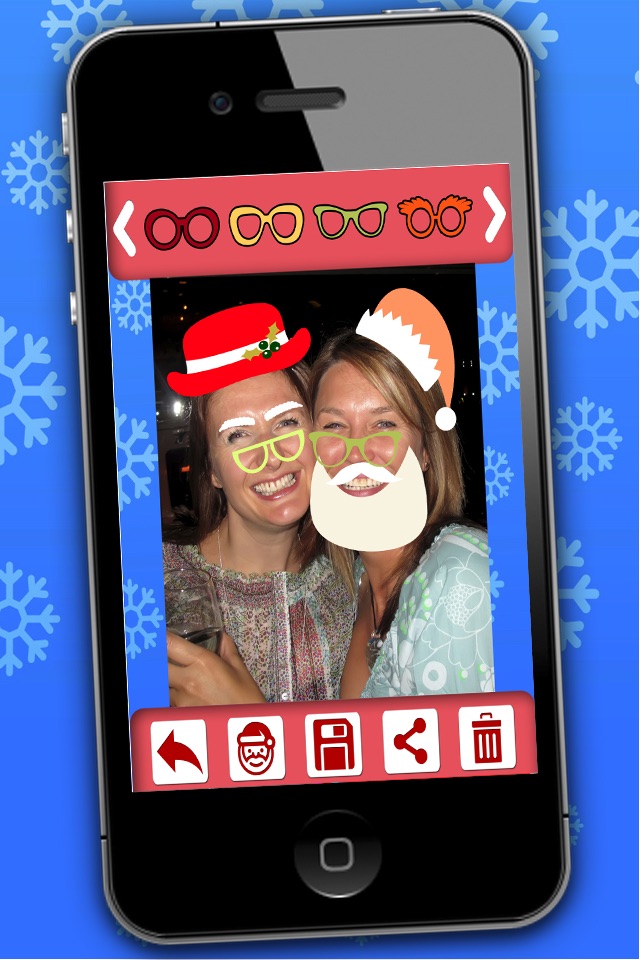 Christmas photo editor - photo stickers of Santa Claus and Christmas screenshot 2