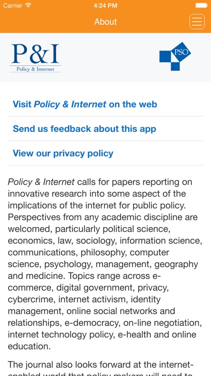 Policy & Internet screenshot-4