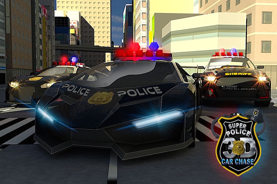 Super Police Car Chase 3D screenshot 4