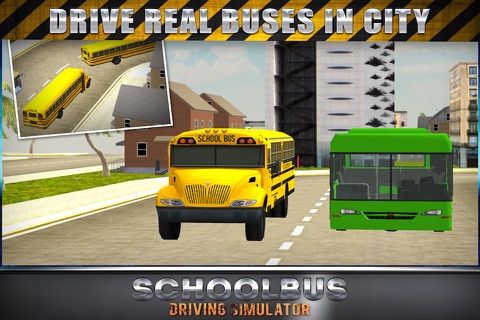 Schoolbus Driving Simulator 3D screenshot 2