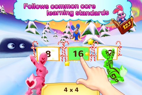 Wonder Bunny Math Race: 3rd Grade Advanced Learning App screenshot 2