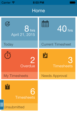 CA Clarity Mobile Time Manager screenshot 3