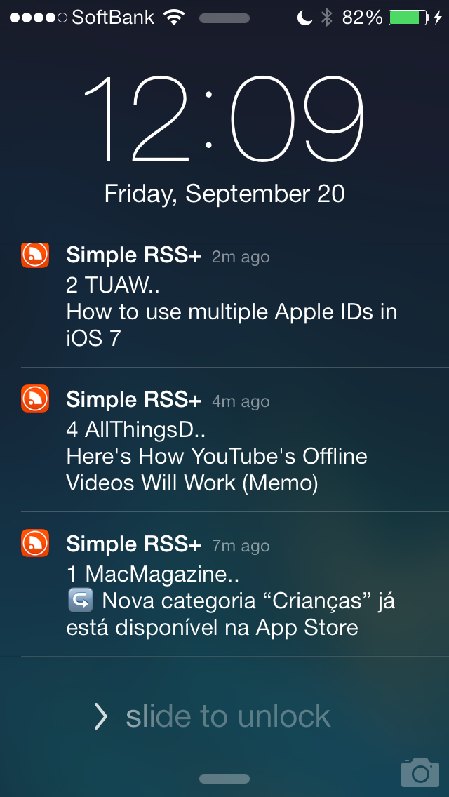 Simple RSS Push+ screenshot1