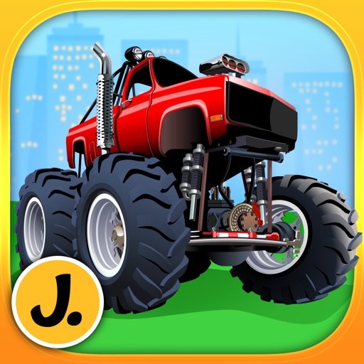 Monster Trucks and Sports Cars - puzzle game for little boys and preschool kids - Free icon