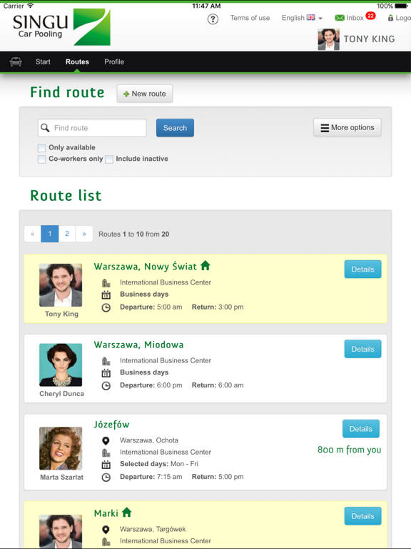 Screenshot #6 pour Singu Car Pooling