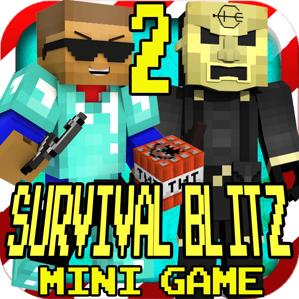 PVP SURVIVAL BLITZ BATTLE 2  - MC MINI GAME with BLOCK Survival Shooter Worldwide Multiplayer icon