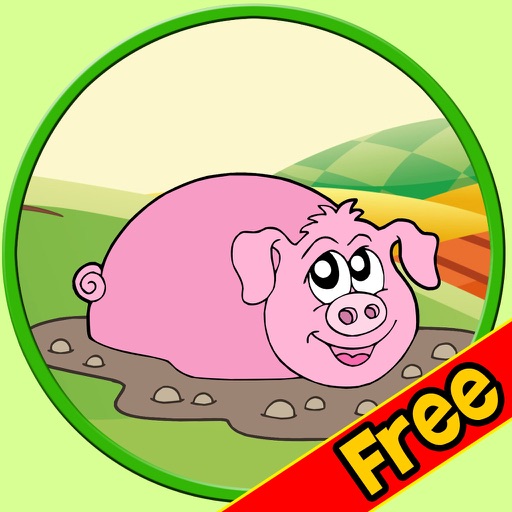 nice farm animals for kids - free icon