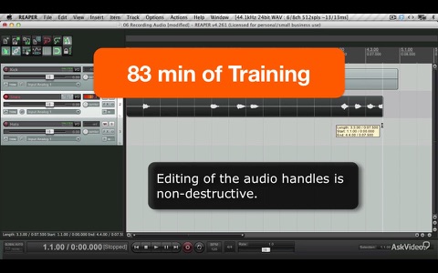 Audio Course for Reaper screenshot 2
