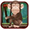 Banana Monkey Jump HD- A Best Fun addictive dodge rocks jumping game experience