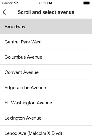 NYC Cross Street Locator screenshot 2