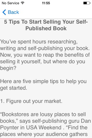 Self Publishing - A Guide To Getting Published screenshot 4