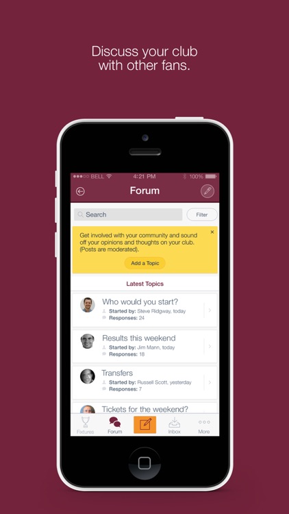 Fan App for Bradford City AFC