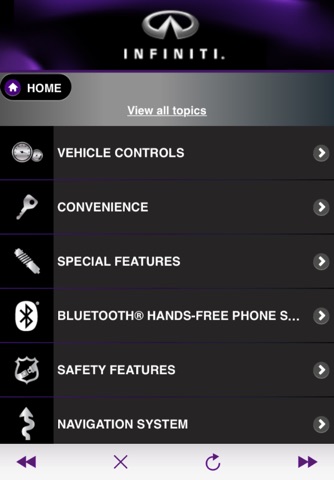 Infiniti Quick Guide screenshot 3