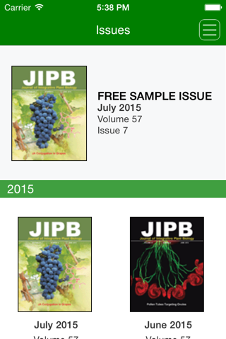 Journal of Integrative Plant Biology screenshot 2