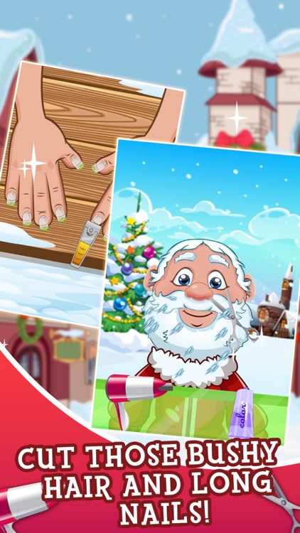 Santa's Makeover Hair Salon - pet christmas nail spa games!