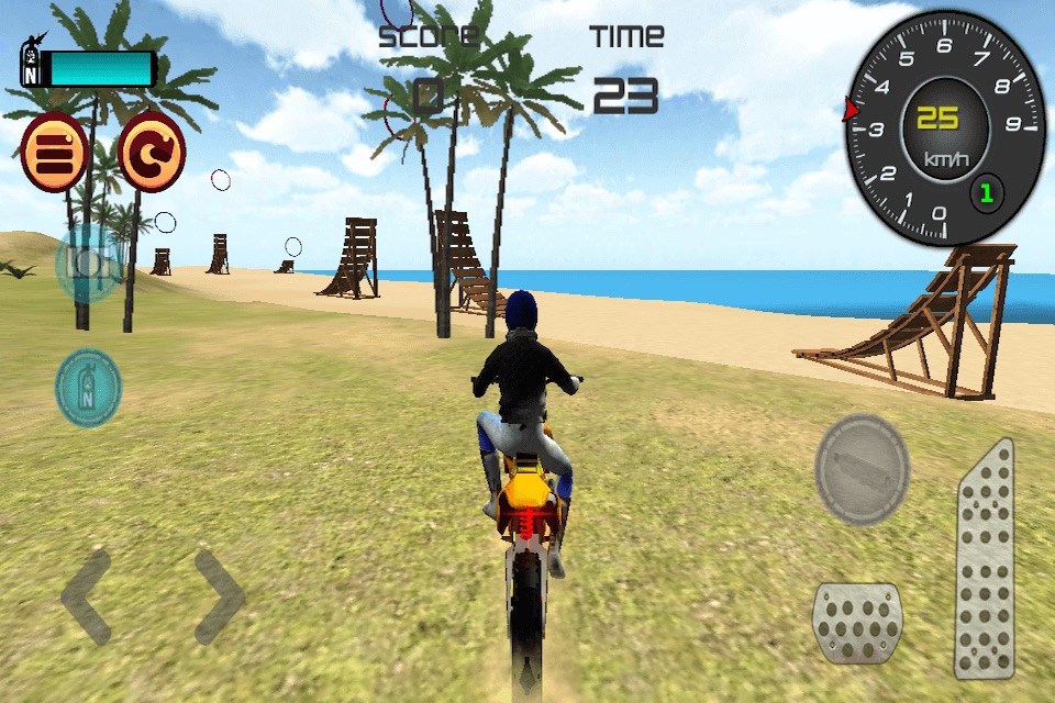 Motocross Beach Jumping 3D - Motorcycle Stunt Game screenshot 3