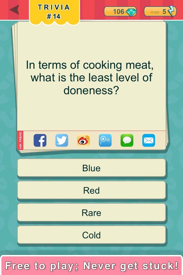 Trivia Quest™ Food & Drink - trivia questions screenshot 4