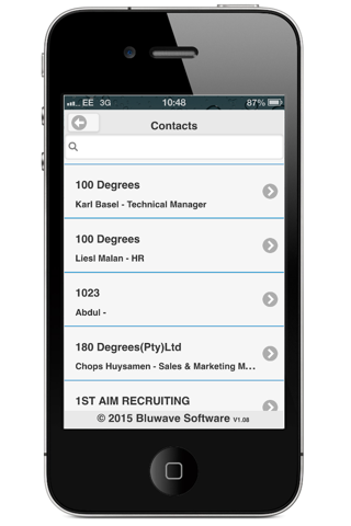 BluWaveCRM Mobile screenshot 4