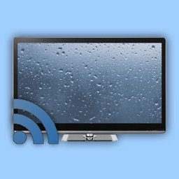 Rainy Window on TV for Chromecast