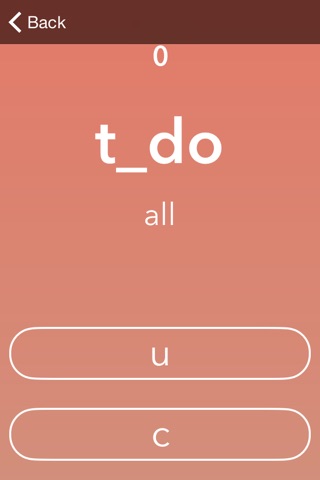 Missing Letter - Learn Portuguese & English screenshot 2