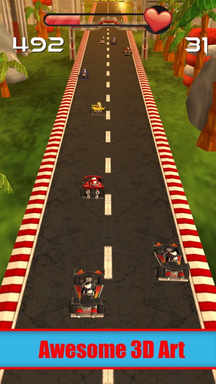 Go Kart Cartoon Buggy Racing Game For Kids