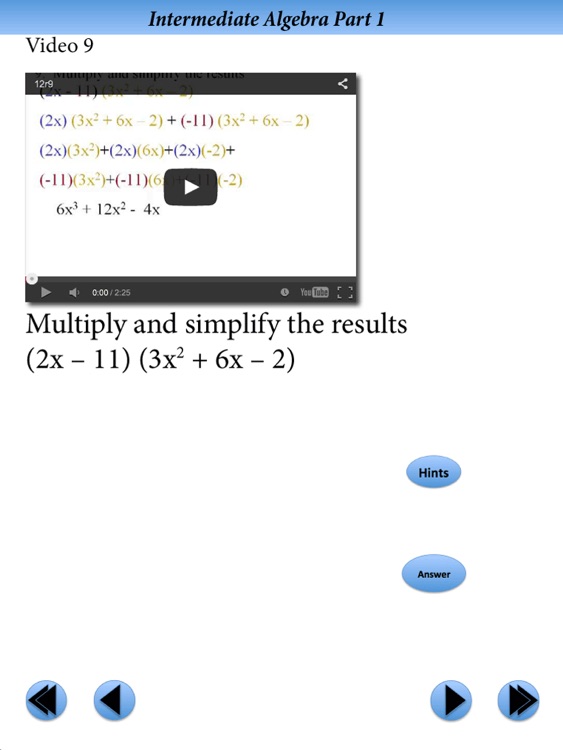 Intermediate Algebra Final Exam Review Part 1